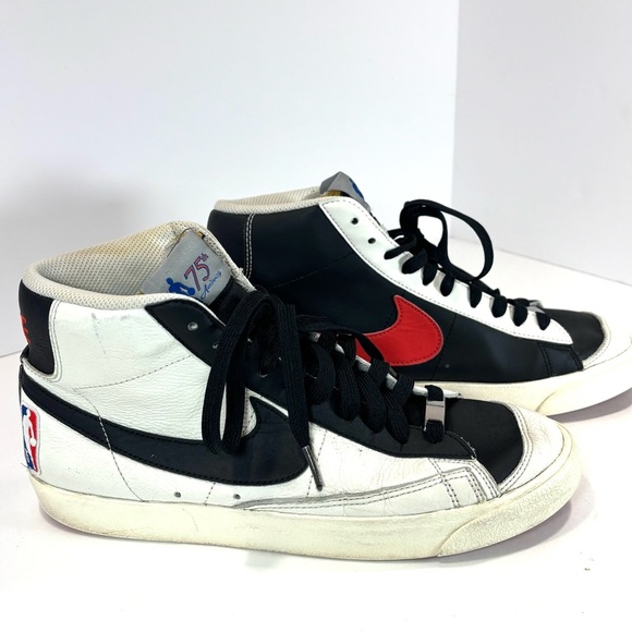 Nike NBA x Blazer '77 EMB Mid 75th Anniversary-Trail Blazers Shoes Men Sz 9 - Picture 2 of 9